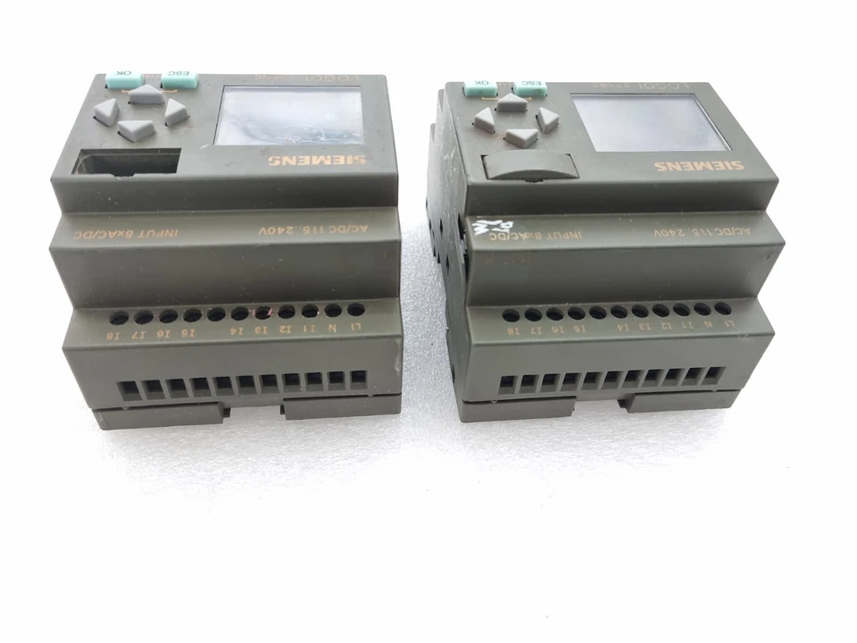 Lot Of 2Pcs Siemens 6ED1052-1FB00-0BA5 Logo 230RC AC/DC 115-240V For Parts